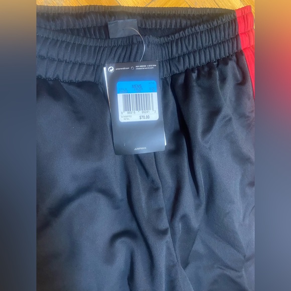 Men’s Jordan Black and Red Sweatpants - Picture 3 of 4